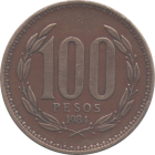 CHILE - 1984 - 100 Pesos - Reverse