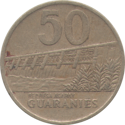 PARAGUAY - 1992 - 50 Guaranies - Obverse