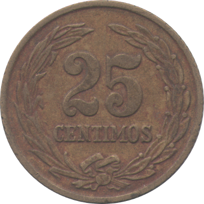 PARAGUAY - 1951 - 25 Céntimos - Obverse