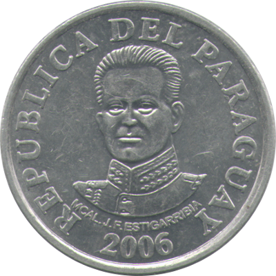 PARAGUAY - 2006 - 50 Guaranies - Obverse