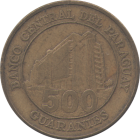 PARAGUAY - 2002 - 500 Guaranies - Reverse