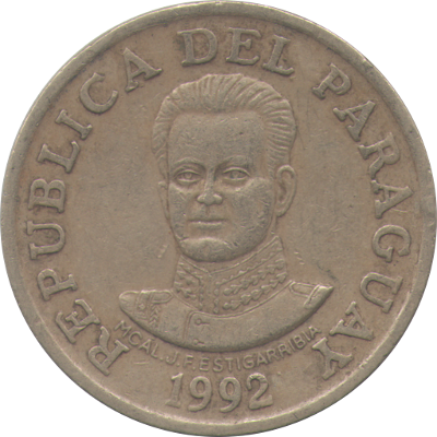 PARAGUAY - 1992 - 50 Guaranies - Obverse