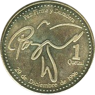 GUATEMALA - 2000 - 1 Quetzal - Obverse