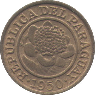 PARAGUAY - 1950 - 1 Céntimo - Obverse