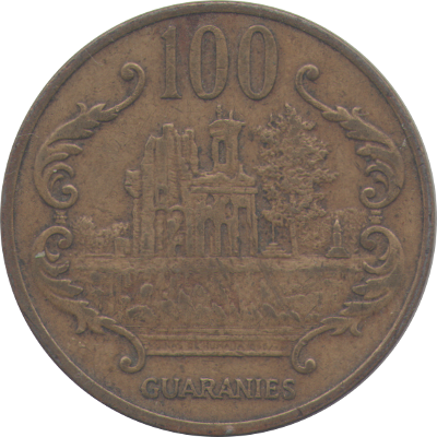 PARAGUAY - 1993 - 100 Guaranies - Obverse