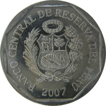 PERU - 2007 - 5 Céntimos - Obverse