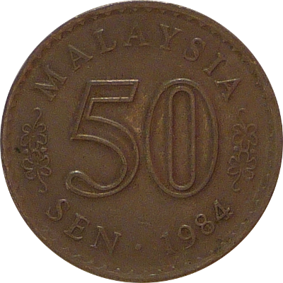 MALAYSIA - 1984 - 50 Sen - Obverse