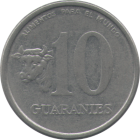 PARAGUAY - 1986 - 10 Guaranies - Reverse