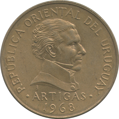 URUGUAY - 1968 - 10 Pesos - Obverse