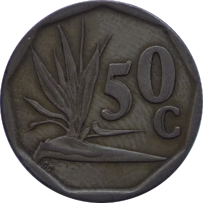 SOUTH AFRICA - 1994 - 50 Cents - Obverse