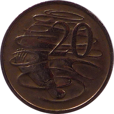 AUSTRALIA - 1976 - 20 Cents - Obverse