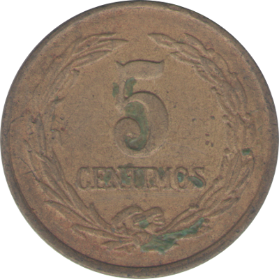 PARAGUAY - 1947 - 5 Céntimos - Obverse