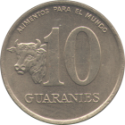 PARAGUAY - 1990 - 10 Guaranies - Reverse