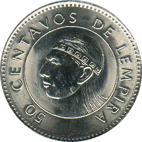 HONDURAS - 1996 - 50 Centavos - Obverse