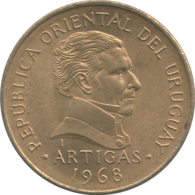 URUGUAY - 1968 - 5 Pesos - Obverse