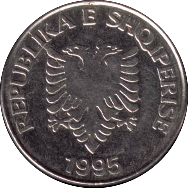 ALBANIA - 1995 - 5 Leke - Obverse