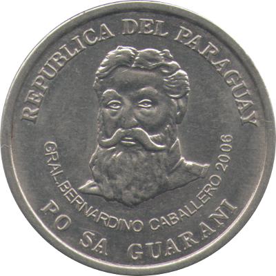 PARAGUAY - 2006 - 500 Guaranies - Obverse