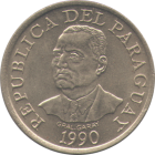 PARAGUAY - 1990 - 10 Guaranies - Obverse