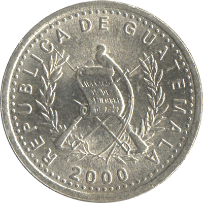 GUATEMALA - 2000 - 5 Centavos - Obverse